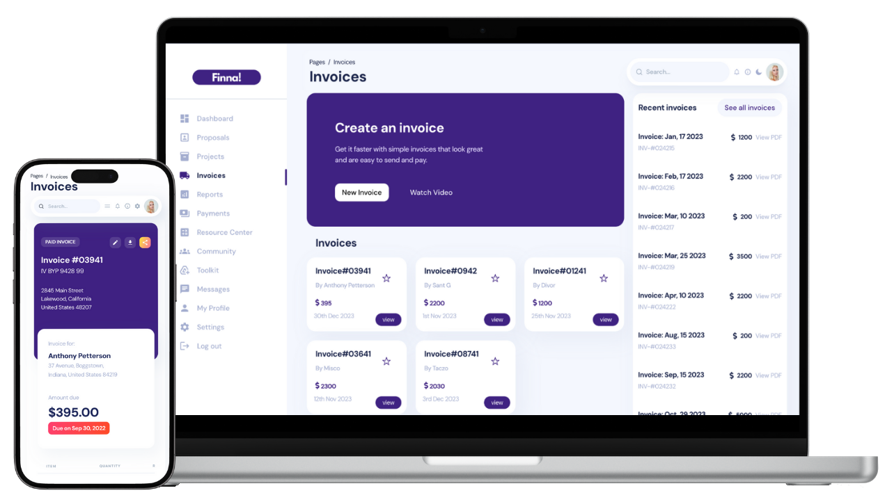Quick Invoicing